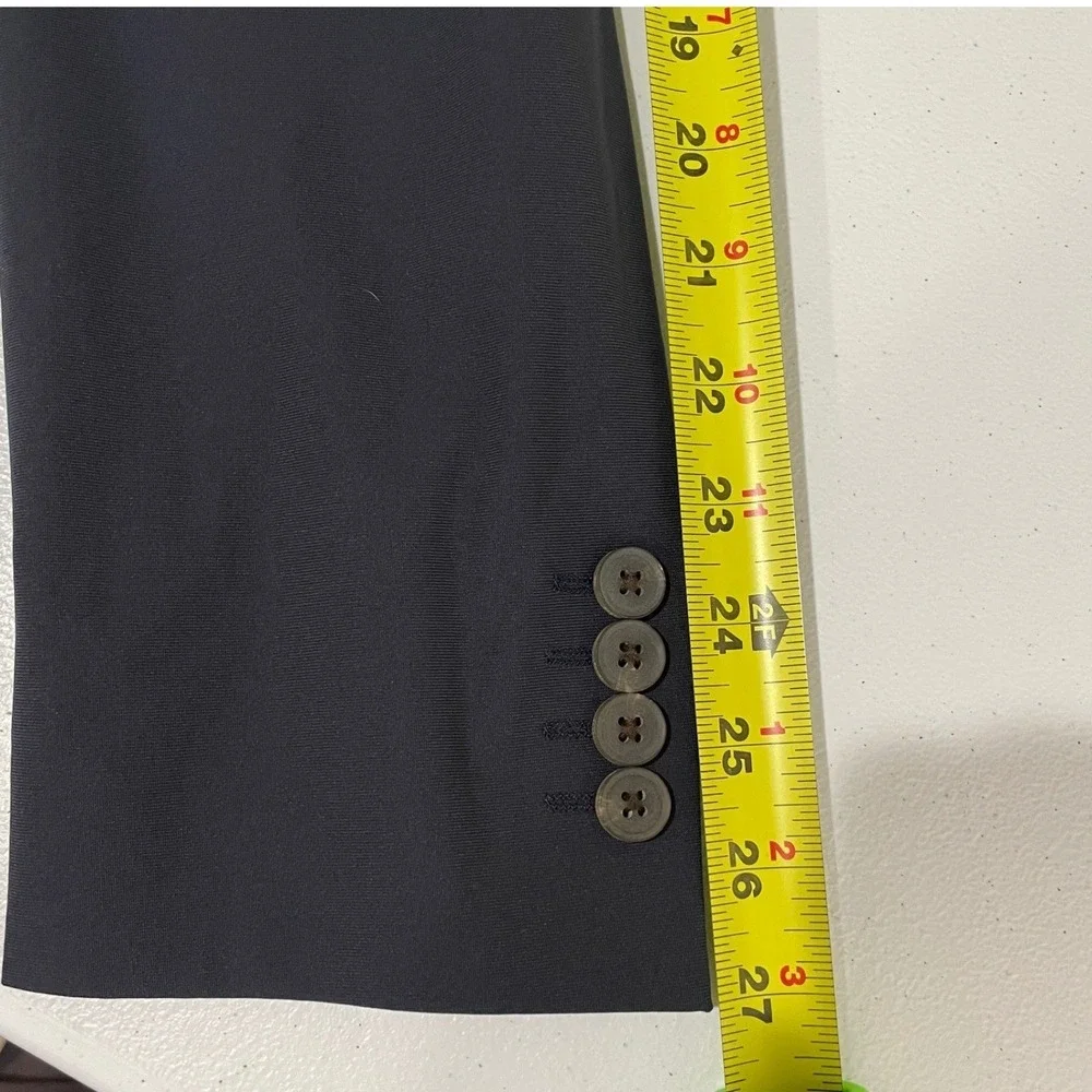 Rhône Navy Blue Commuter Blazer Slim Fit Mens L Stretch Minimalist Performance - Picture 11 of 14